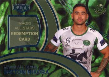 2023 NRL Traders Elite - All Stars Jersey Patch Redemptions #ASP6 Briton Nikora Front